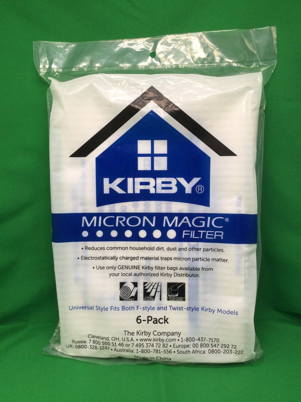 Kirby Vacuum Micron Magic Filter 6 pack Sealed